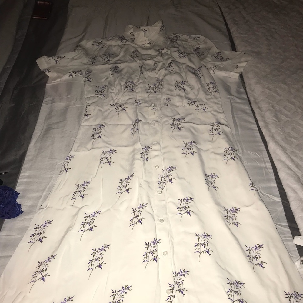 💥🛍H&M button up dress size 10